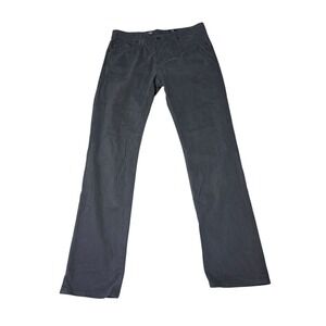 AG Adriano Goldschmied The Everett Slim Straight Jeans Mens 34x32 Gray Cotton